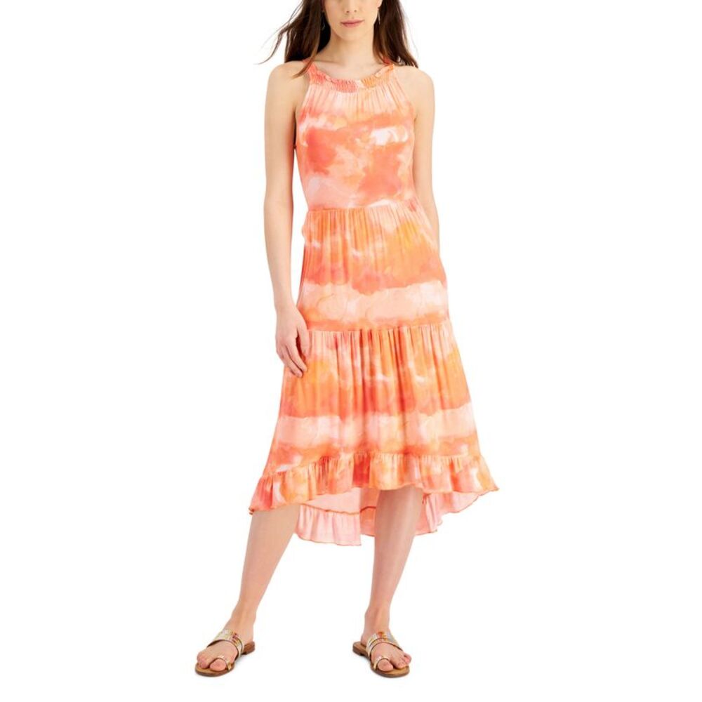 Willow Drive Tiered High Low Sleeveless Dress